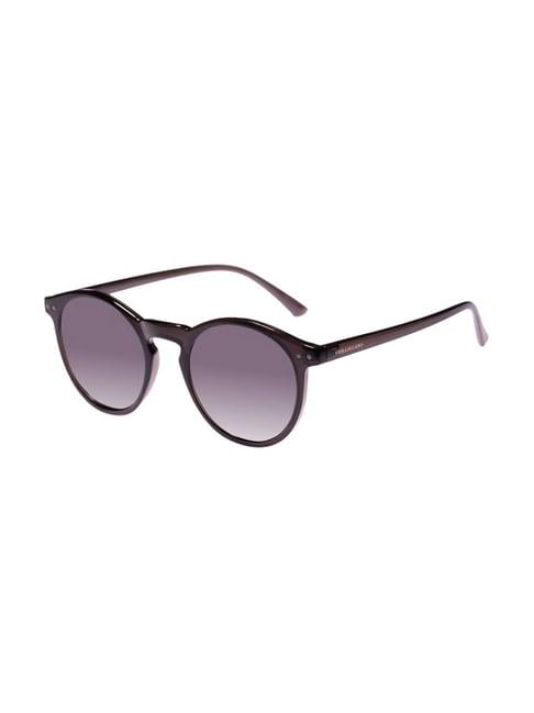 chilli beans purple round unisex sunglasses