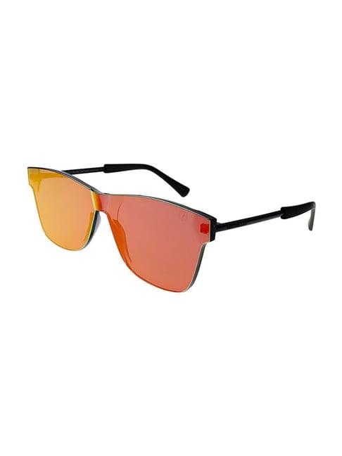 chilli beans orange square unisex sunglasses