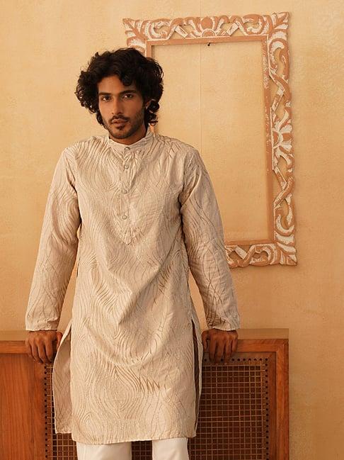 jompers bronze cotton regular fit embroidery kurtas