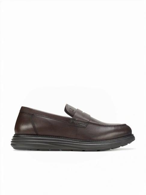 thomas crick men's brown loafers