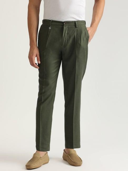 antony morato green carrot fit trousers