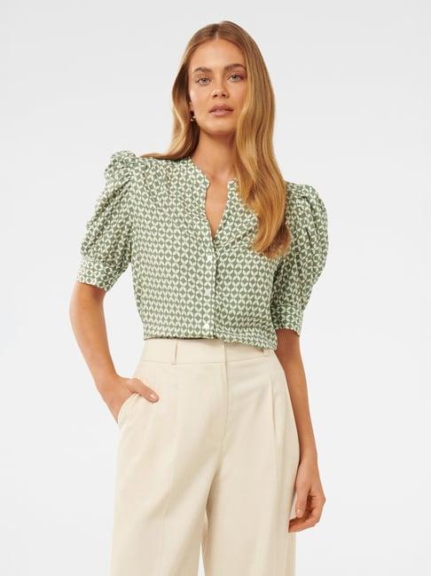 forever new mandi ruched sleeve shirt