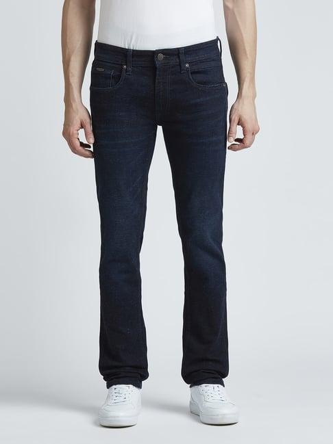 pepe jeans navy regular fit jeans