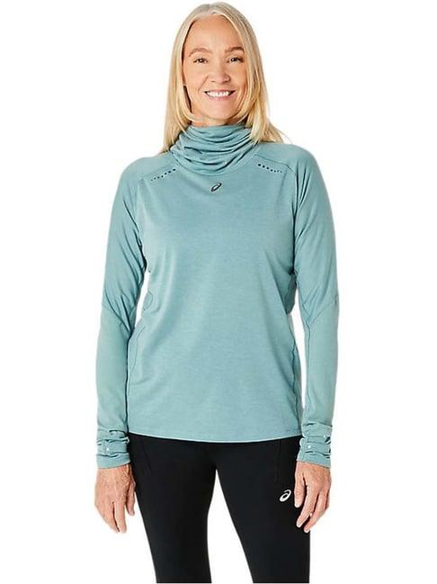 asics blue plain sweatshirt