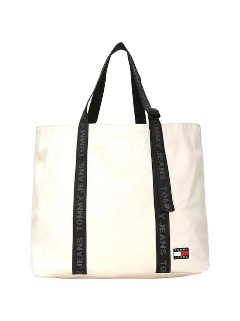 tommy hilfiger beige essential tote