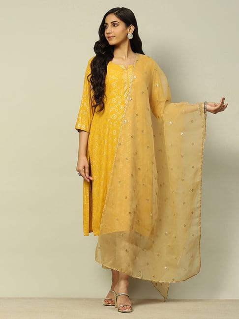 rangriti gold embroidered dupatta