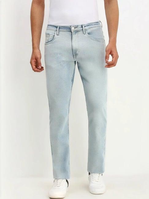 allen solly blue regular fit jeans