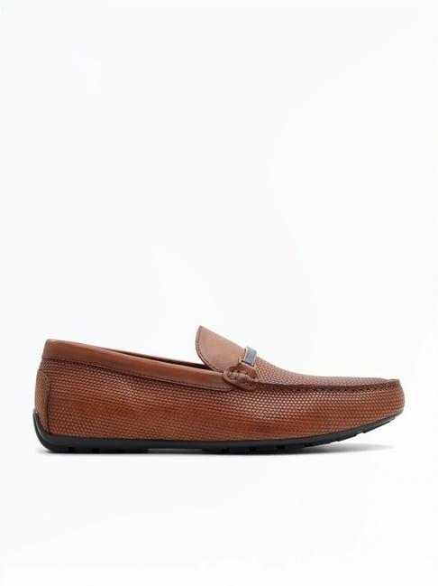 aldo men's cognac casual loafers