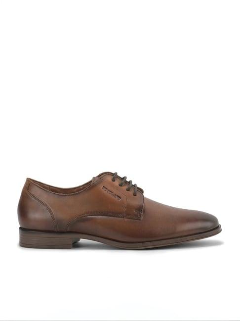 woodland men's tan derby shoes