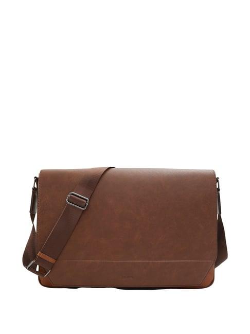 aldo tan solid medium cross body bag