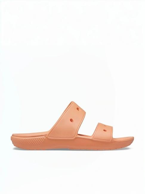 crocs men's classic papaya casual sandals