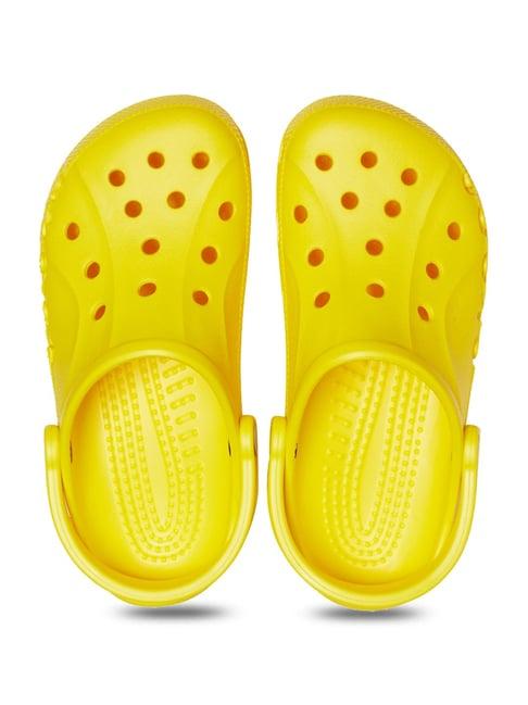 crocs men's baya lemon back strap clogs