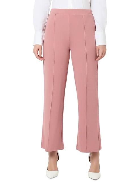 smarty pants rose gold trousers