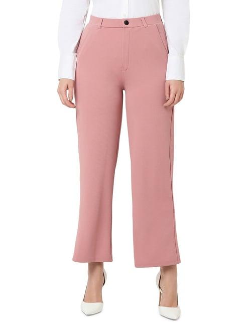 smarty pants rose gold trousers