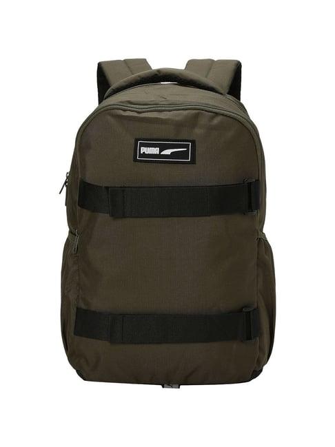 puma phase dark olive backpack