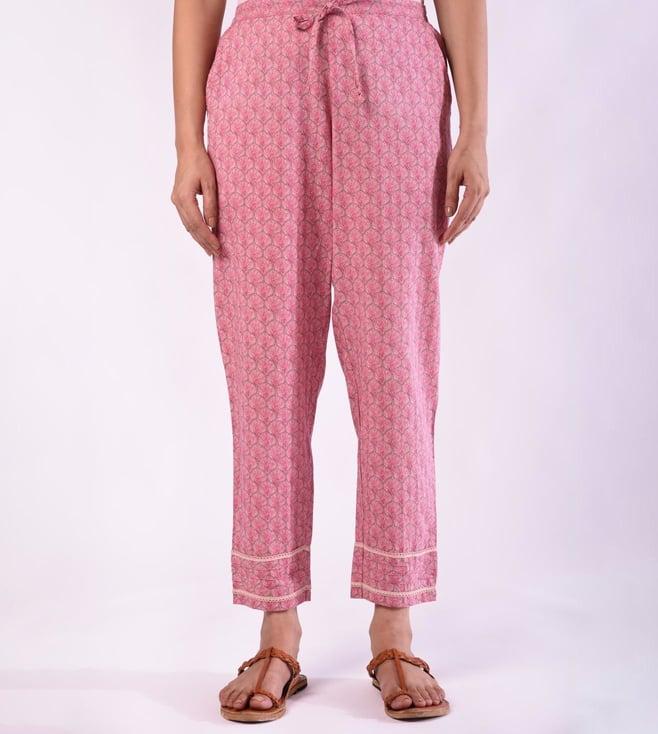 prakriti jaipur pink katha poppy pants