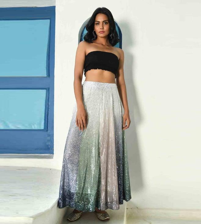 nuhh multi jashn the vibrant & vivacious skirt