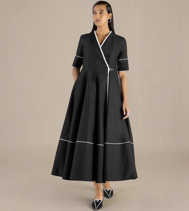 ampm black ikai wafa dress