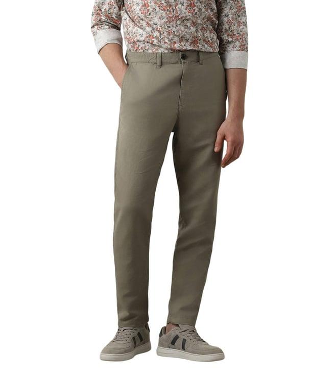 selected homme vetiver fashion slim fit flat front trousers