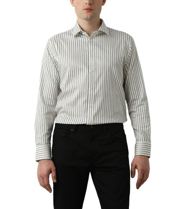 selected homme multi striped slim fit shirt