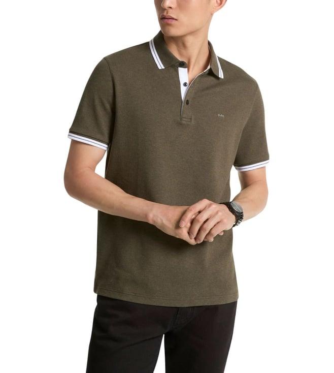 michael michael kors ivy heather greenwich regular fit polo t-shirt