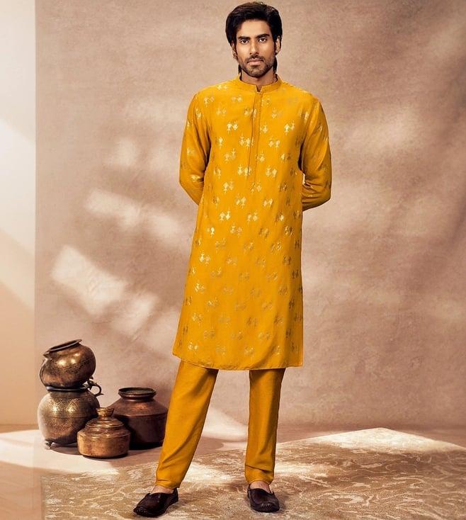 masaba yellow mystic kurta with pant