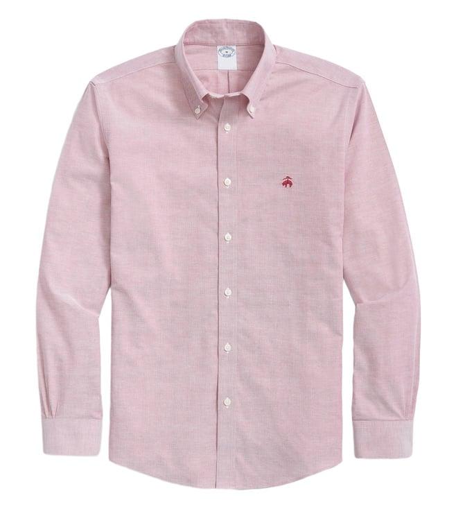 brooks brothers red regular fit sport shirt