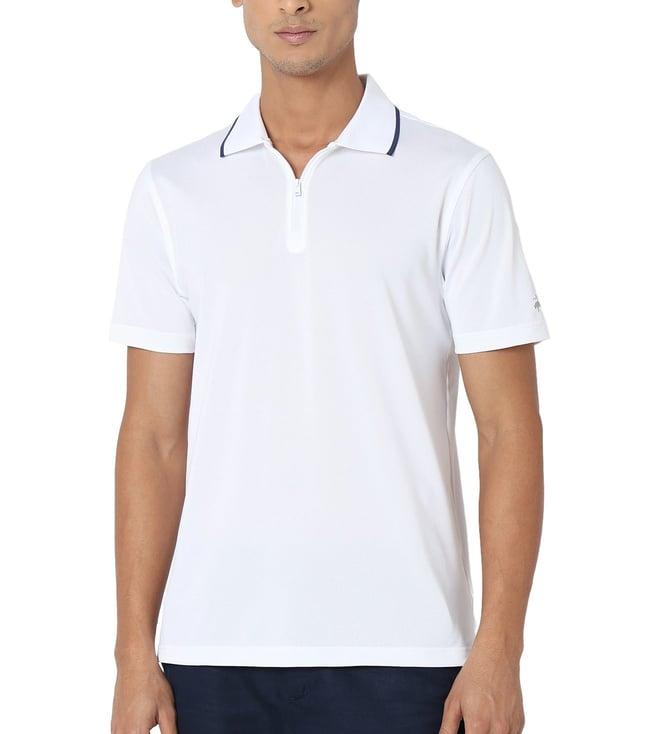 brooks brothers white regular fit polo t-shirts