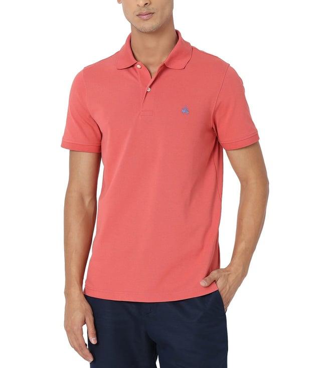 brooks brothers red slim fit polo t-shirts