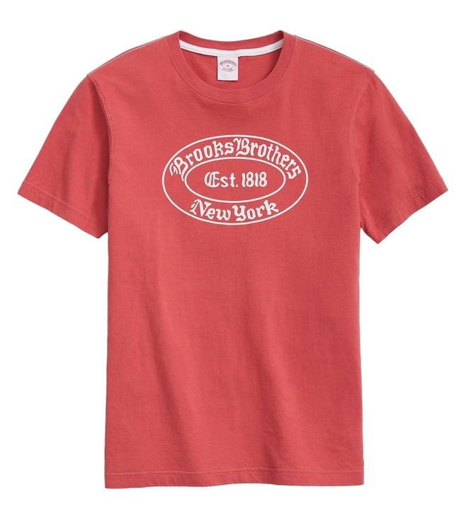 brooks brothers red regular fit t-shirt