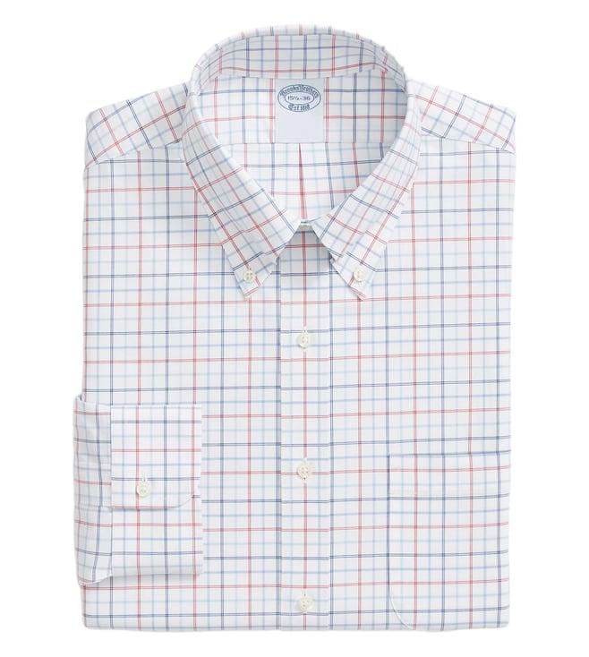 brooks brothers multi regular fit dress shirt