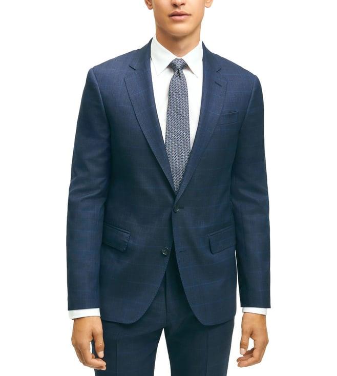 brooks brothers navy regular fit bb explorer classic wp sport coat