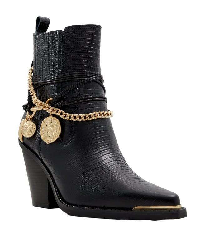 aldo women's phenix black boots