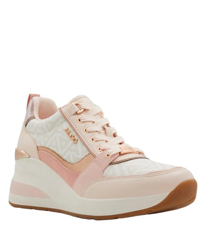 aldo women's caroteriel light pink sneakers