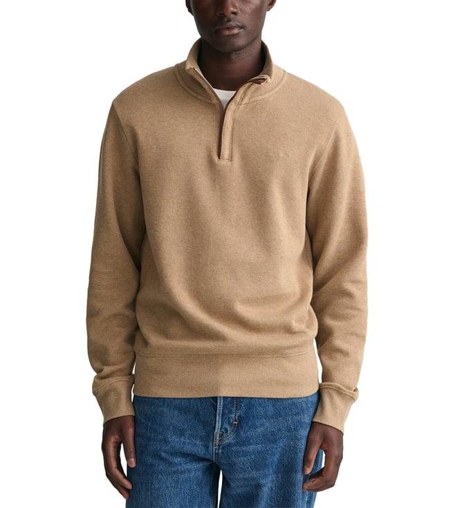 gant khaki regular fit sweatshirt