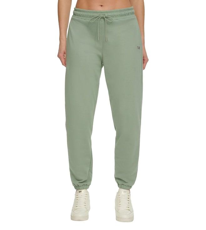 dkny green jogger fit joggers