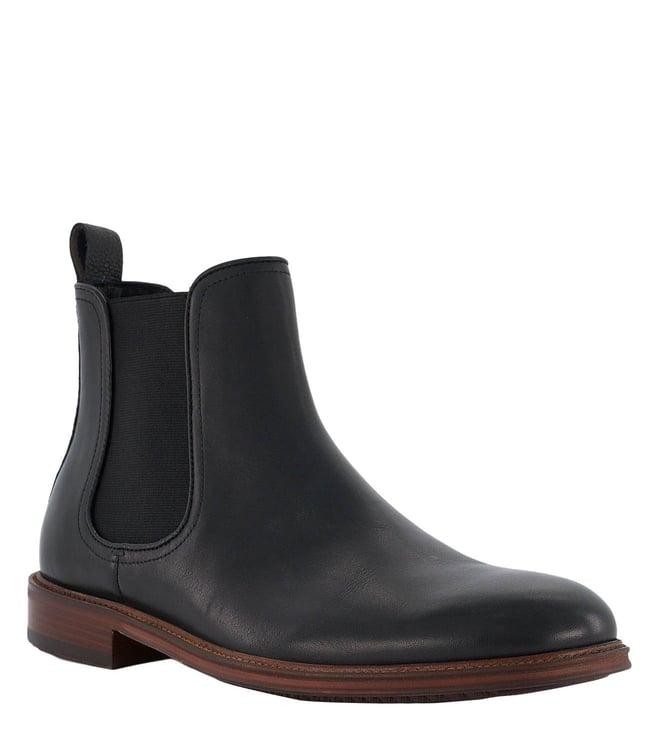 dune london men's characteristic black chelsea boots