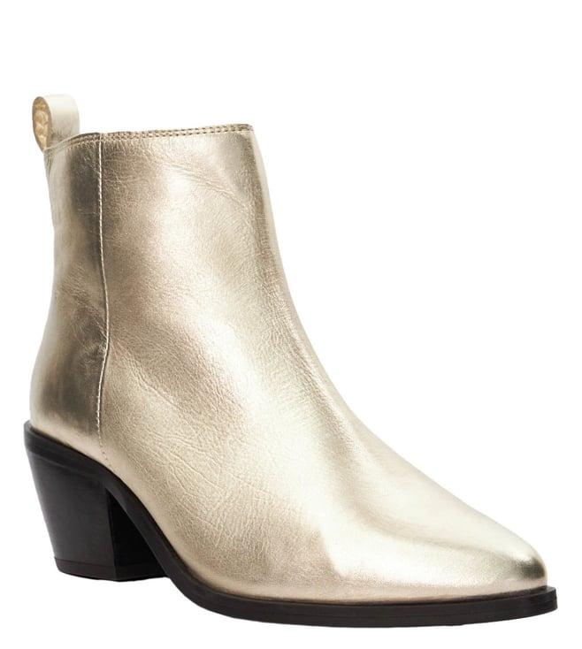 dune london women's papz gold boots