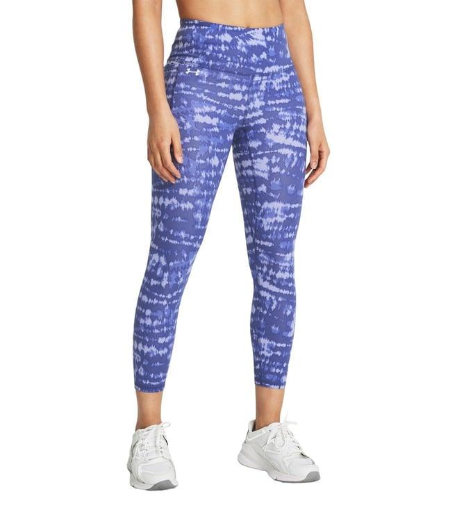 under armour purple motion printed ankle leggings