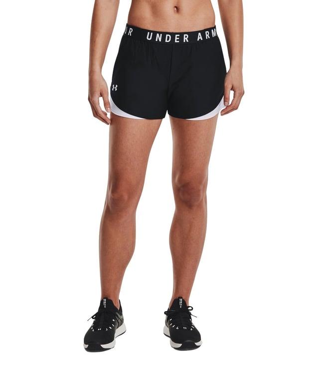 under armour black play up 3.0 shorts