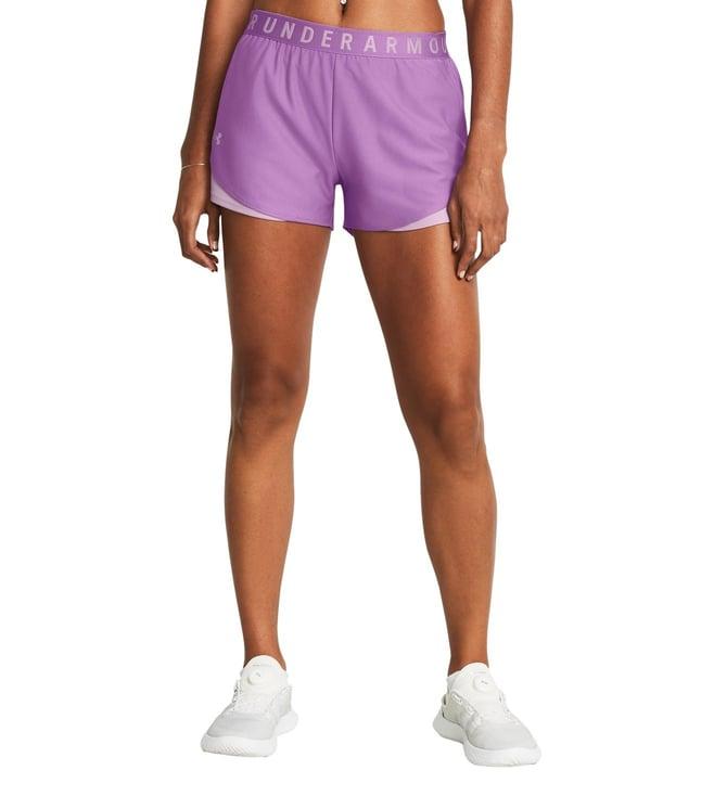 under armour purple play up 3.0 shorts