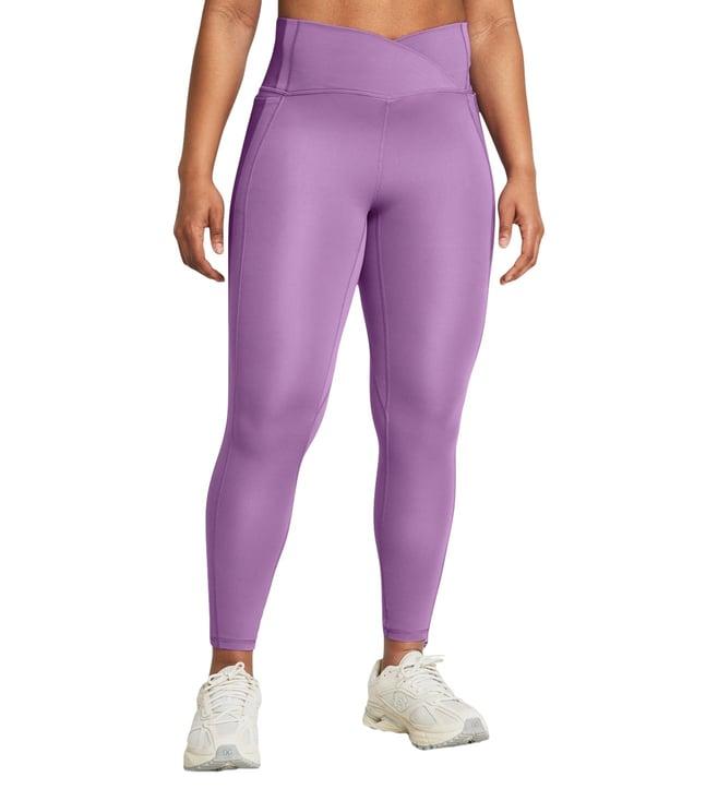 under armour purple meridian crossover ankle leggings