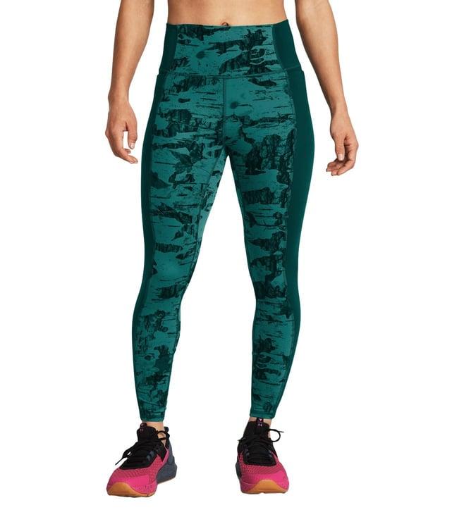 under armour green project rock let's go printed ankle leggings