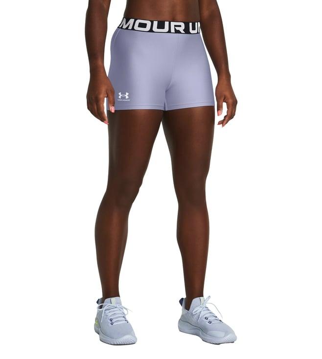 under armour purple heatgear shorty