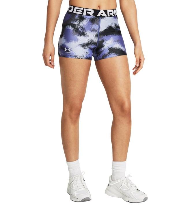 under armour purple heatgear printed shorty