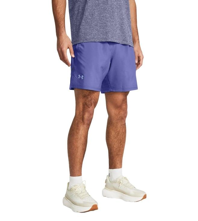 under armour purple launch elite 2-in-1 7'' shorts