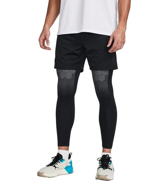 under armour black project rock payoff mesh shorts