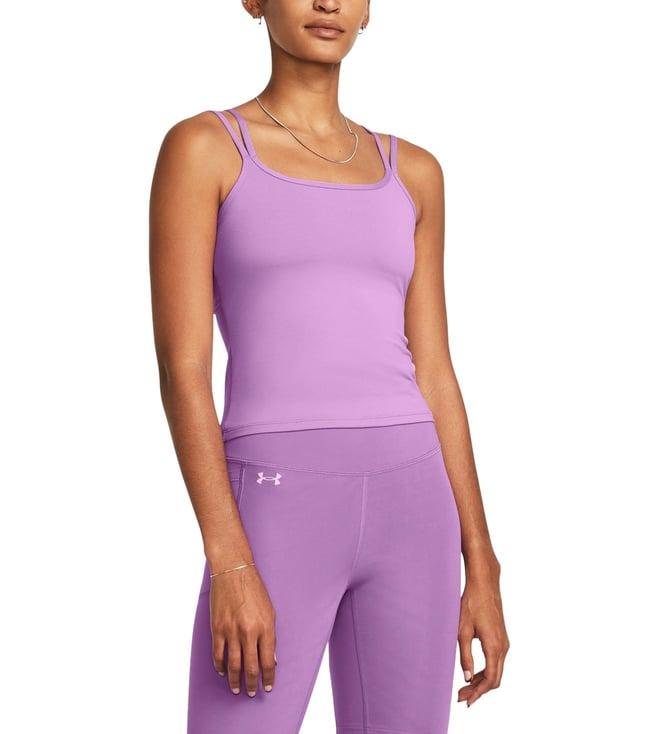 under armour purple motion strappy tank