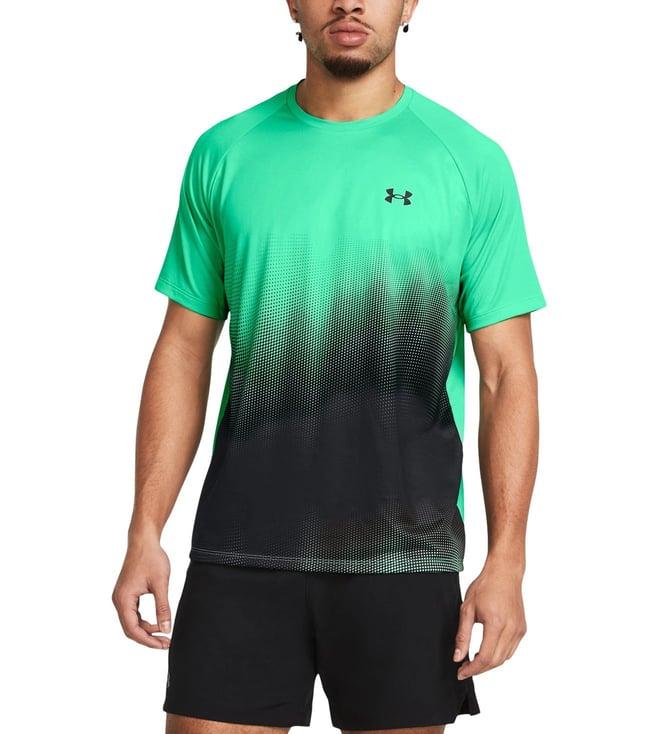 under armour green tech fade short sleeve t-shirt