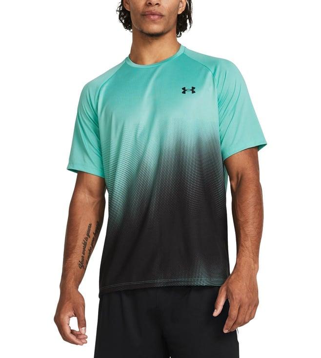 under armour green tech fade short sleeve t-shirt